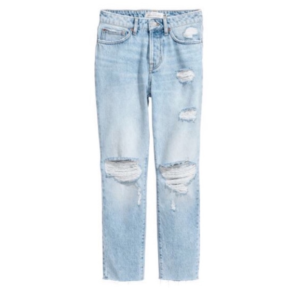 H&M distressed jeans